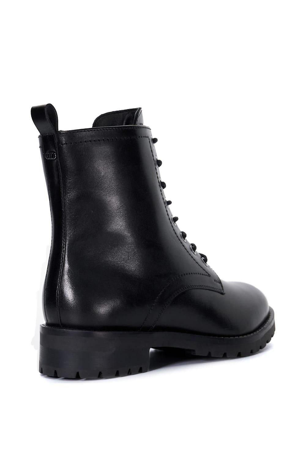 Boots Prestin Leather Lace Up Boots Dune London